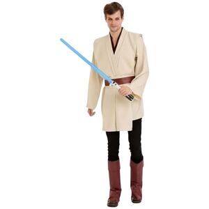 Force Master Jedi Inspired Halloween Costume Men's XL New Star Wars